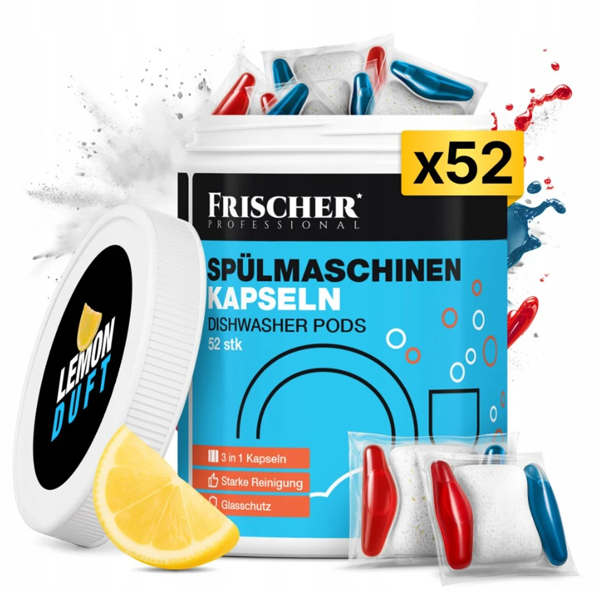 Kapsułki do zmywarki Frischer 52 szt.