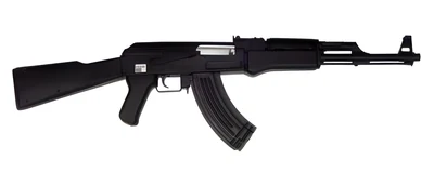 Karabinek AEG Cyma AK47 Tactical Black kal. 6mm (Komplet z Aku i ładowarką)