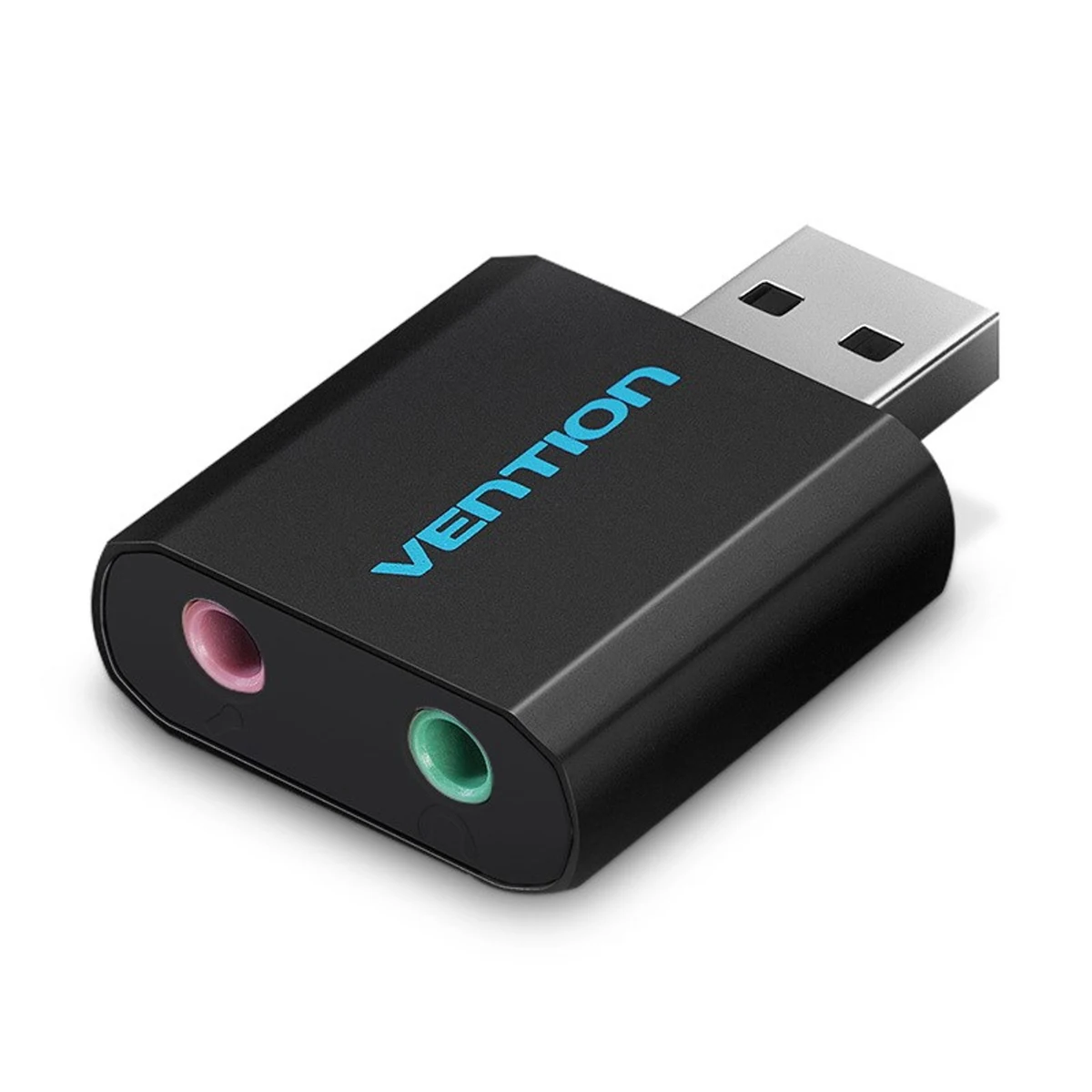 Karta dźwiękowa USB Vention, czarna