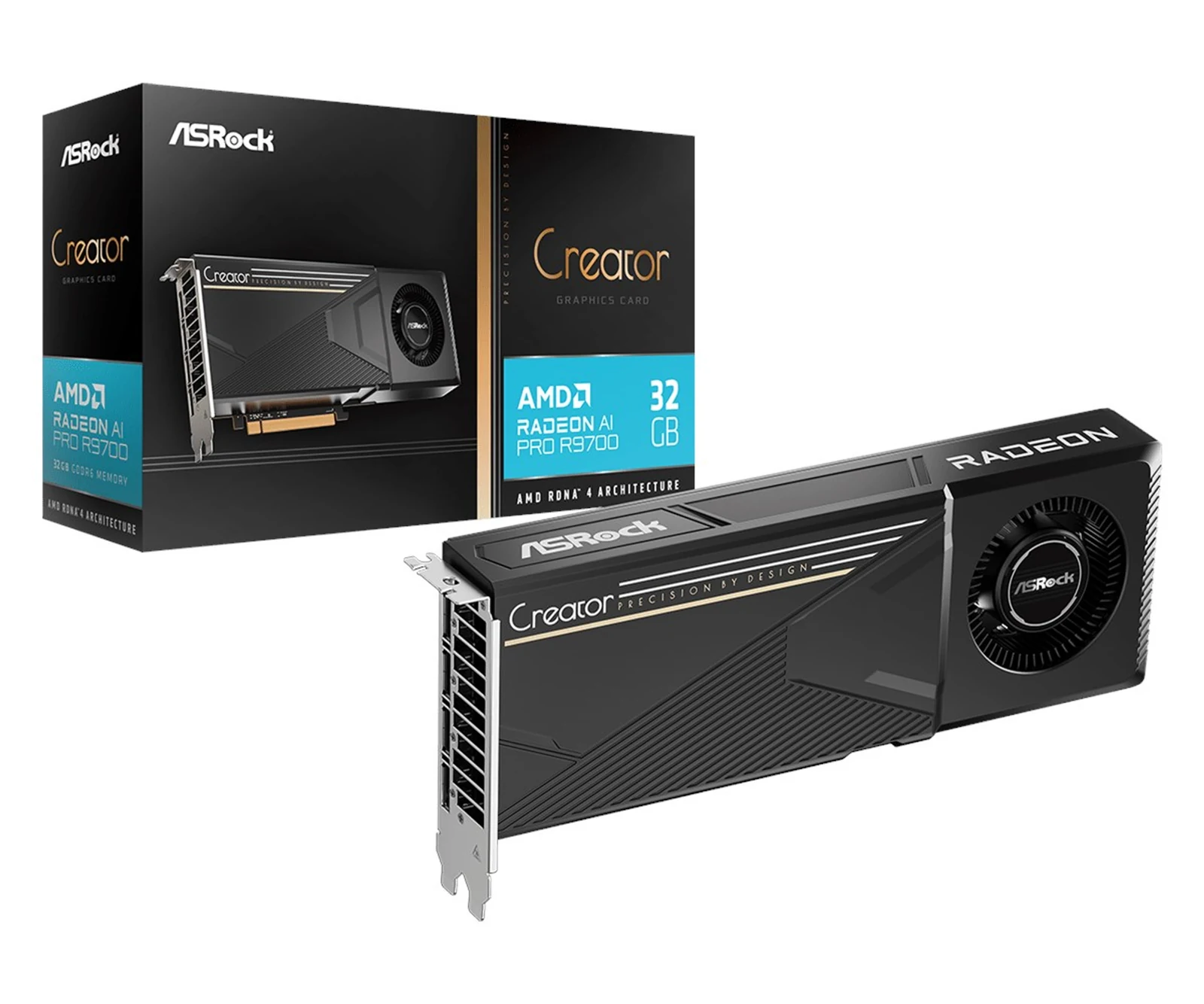 Karta graficzna AsRock Creator R9700 CT 32GB — zdjęcie 1 z 6
