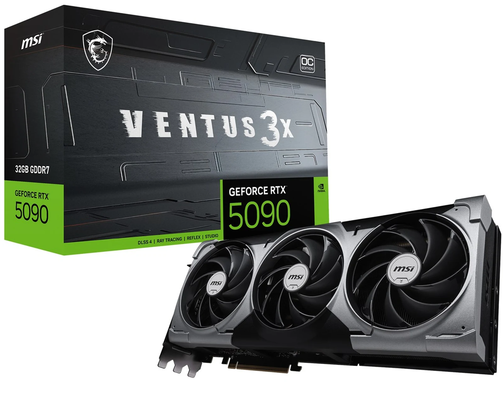 Karta graficzna MSI GeForce RTX 5090 VENTUS 3X OC 32GB — zdjęcie 1 z 8