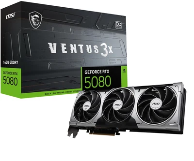 Karta graficzna MSI RTX 5080 VENTUS 3X OC 16GB