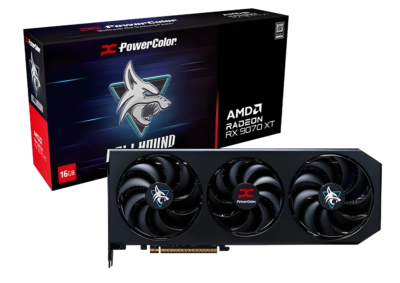 Karta graficzna PowerColor Hellhound RX 9070 XT 16 GB OC — zdjęcie 1 z 6