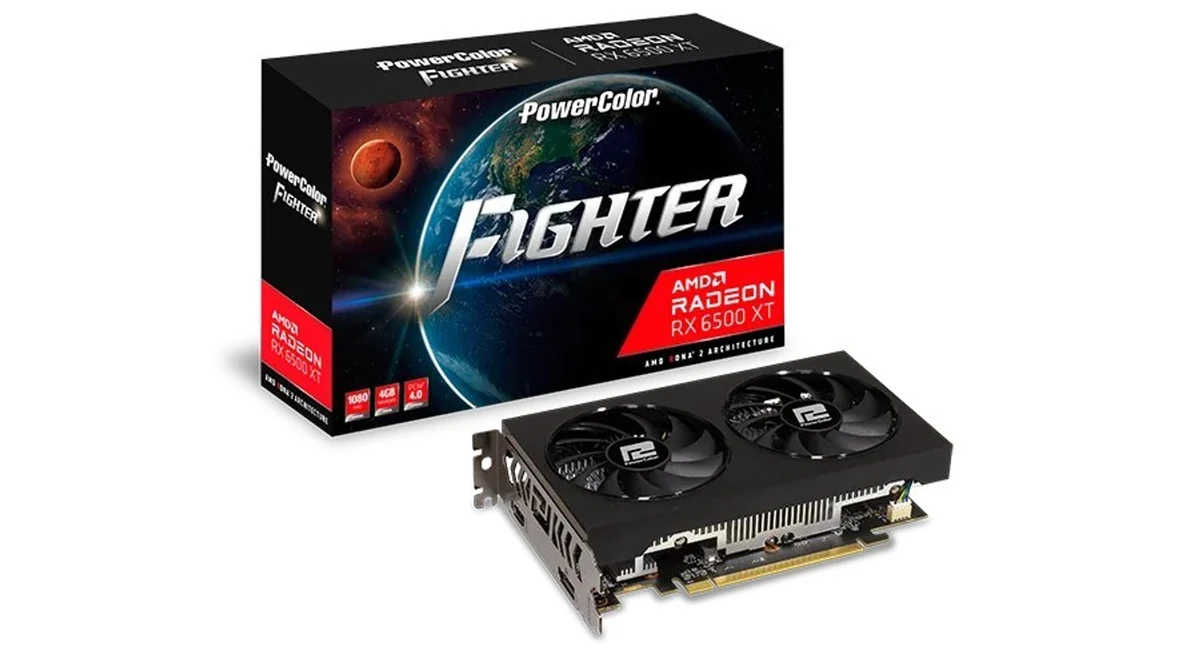 Karta graficzna PowerColor Radeon RX 6500 XT 4GB