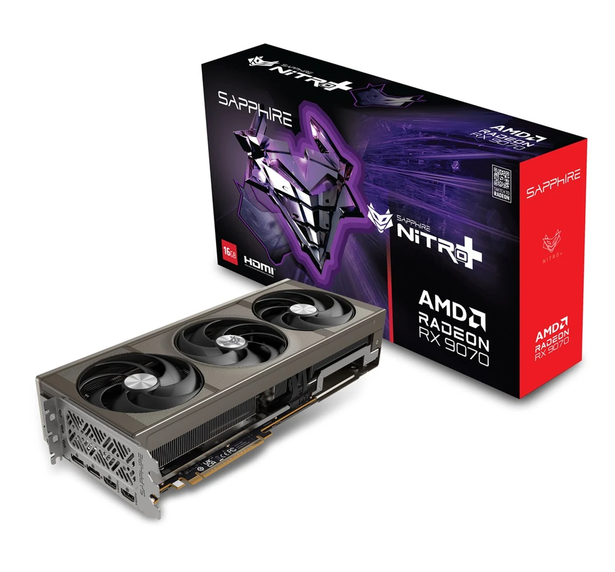 Karta graficzna Sapphire Nitro+ Radeon RX 9070 Gaming OC 16GB