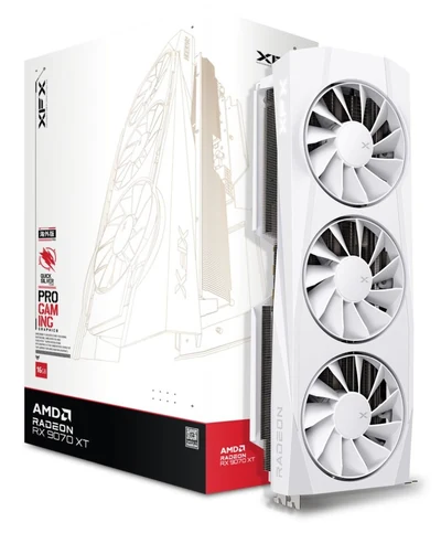 Karta graficzna XFX Quicksilver RX 9070XT White Gaming 16GB