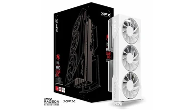Karta graficzna XFX SWIFT RX 9060XT OC White 16GB 3 wentylatory