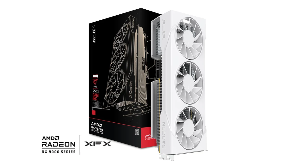 Karta graficzna XFX Swift RX 9070GRE White Tri-Fan 12GB