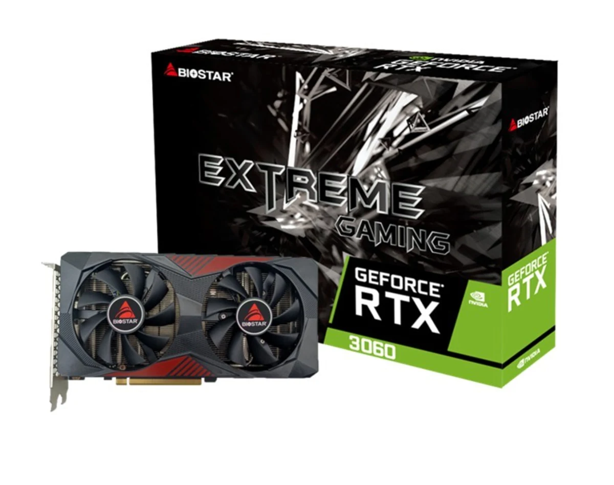 Karta graficzna NVIDIA GeForce RTX 3060 12GB - BIOSTAR