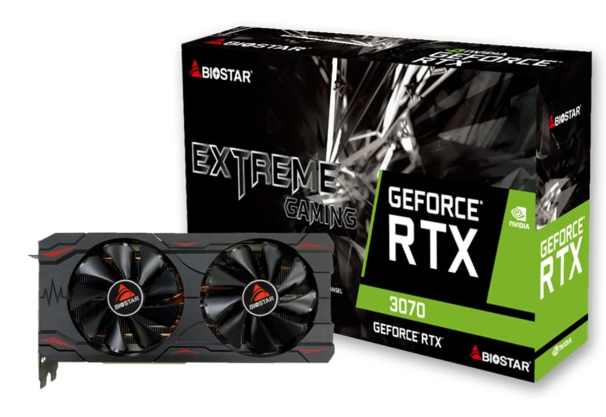 Karta graficzna NVIDIA GeForce RTX 3070 8GB - BIOSTAR