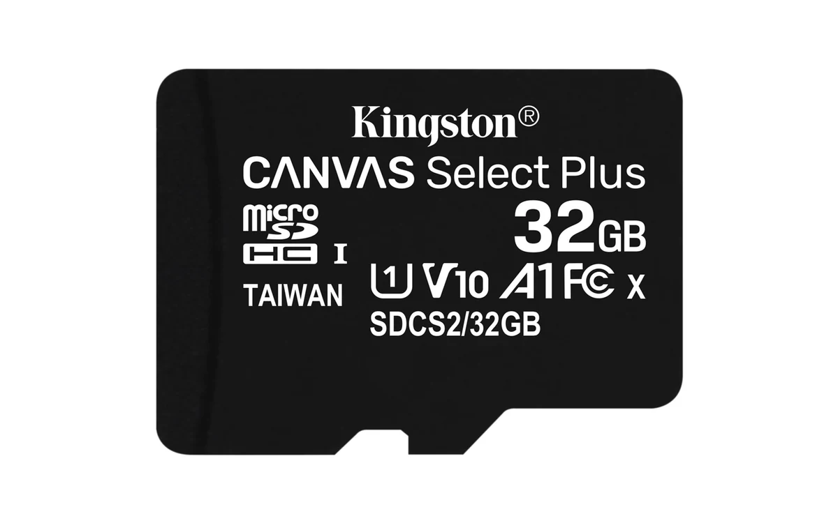 Karta MicroSDHC 32GB Kingston Canvas Select Plus