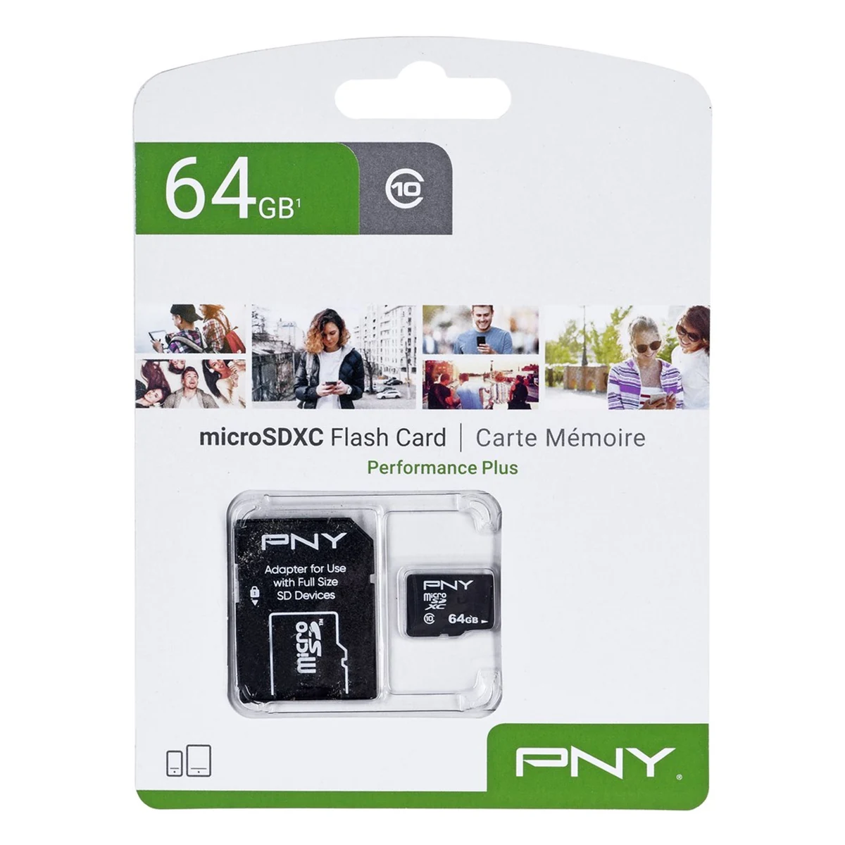 Karta microSDXC PNY Performance Plus 64 GB