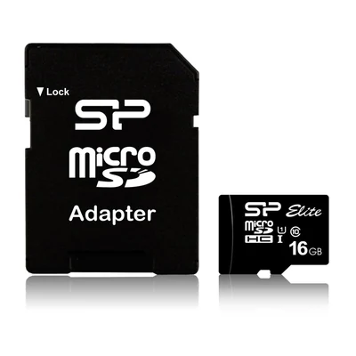 Karta pamięci microSDHC 16GB UHS-I U1 + adapter (Silicon Power)