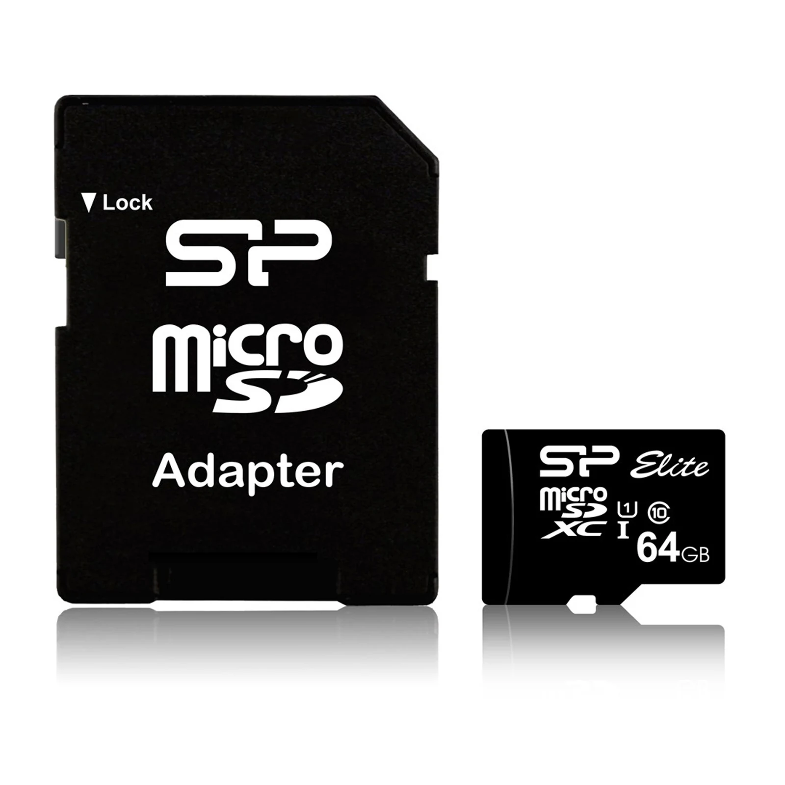 Karta pamięci microSDXC 64GB U1 + adapter (Silicon Power) — zdjęcie 1 z 3