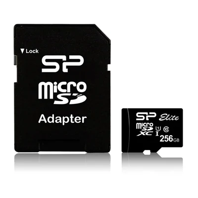 Karta microSDXC Silicon Power Elite 256GB, UHS-I, Class 10