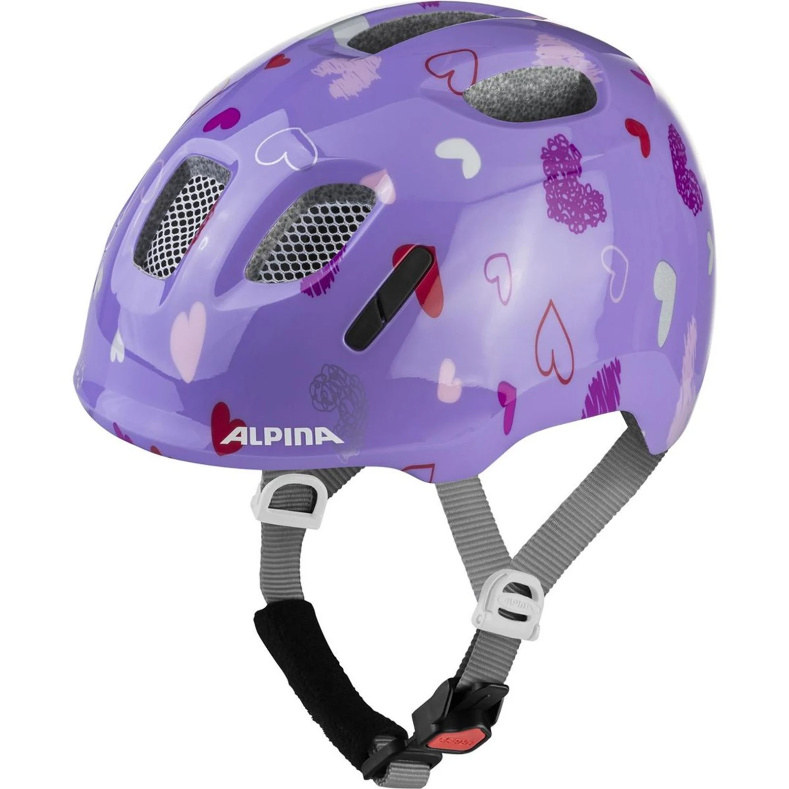 Kask rowerowy Alpina Ximo 2 Purple Hearts Gloss — zdjęcie 1 z 5