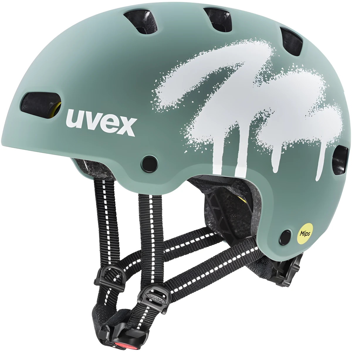 Kask rowerowy dziecięcy UVEX Kid 4 Style MIPS, green