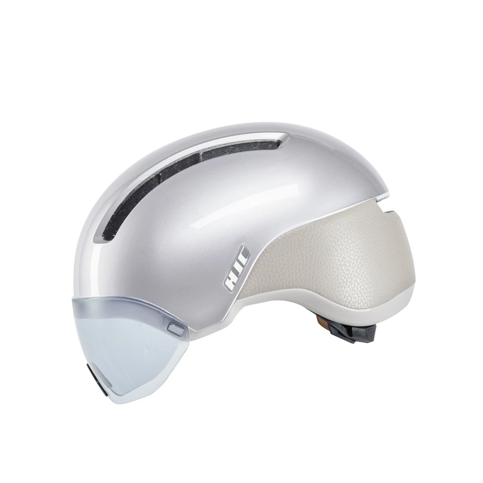 Kask rowerowy HJC Calido Plus, srebrny Pearl Greyish Silver — zdjęcie 1 z 8