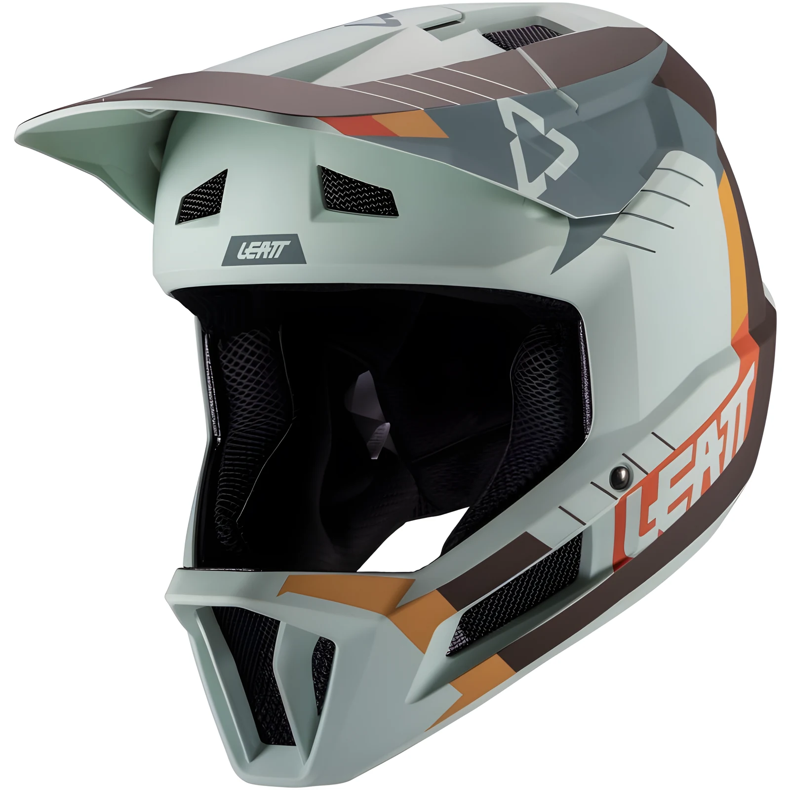 Kask rowerowy typu full face LEATT Helmet MTB Gravity 2.0 V25 rozmiar L, miętowy — zdjęcie 1 z 7
