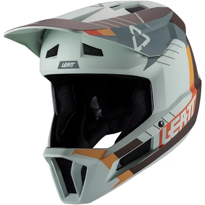 Kask rowerowy typu full face LEATT Helmet MTB Gravity 2.0 V25 rozmiar L, miętowy