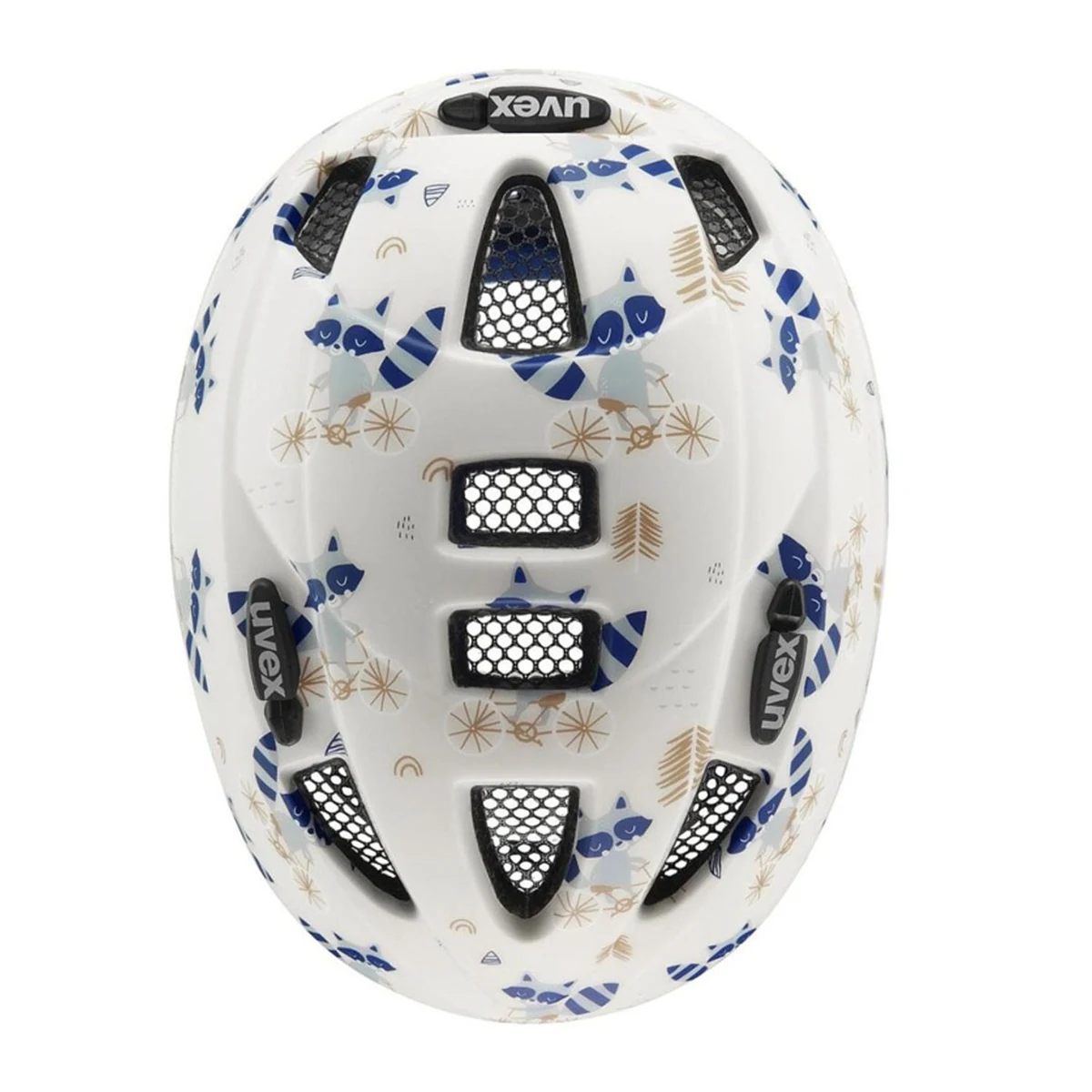 Kask rowerowy UVEX Kid 2 CC, 46-52cm, raccoon matt