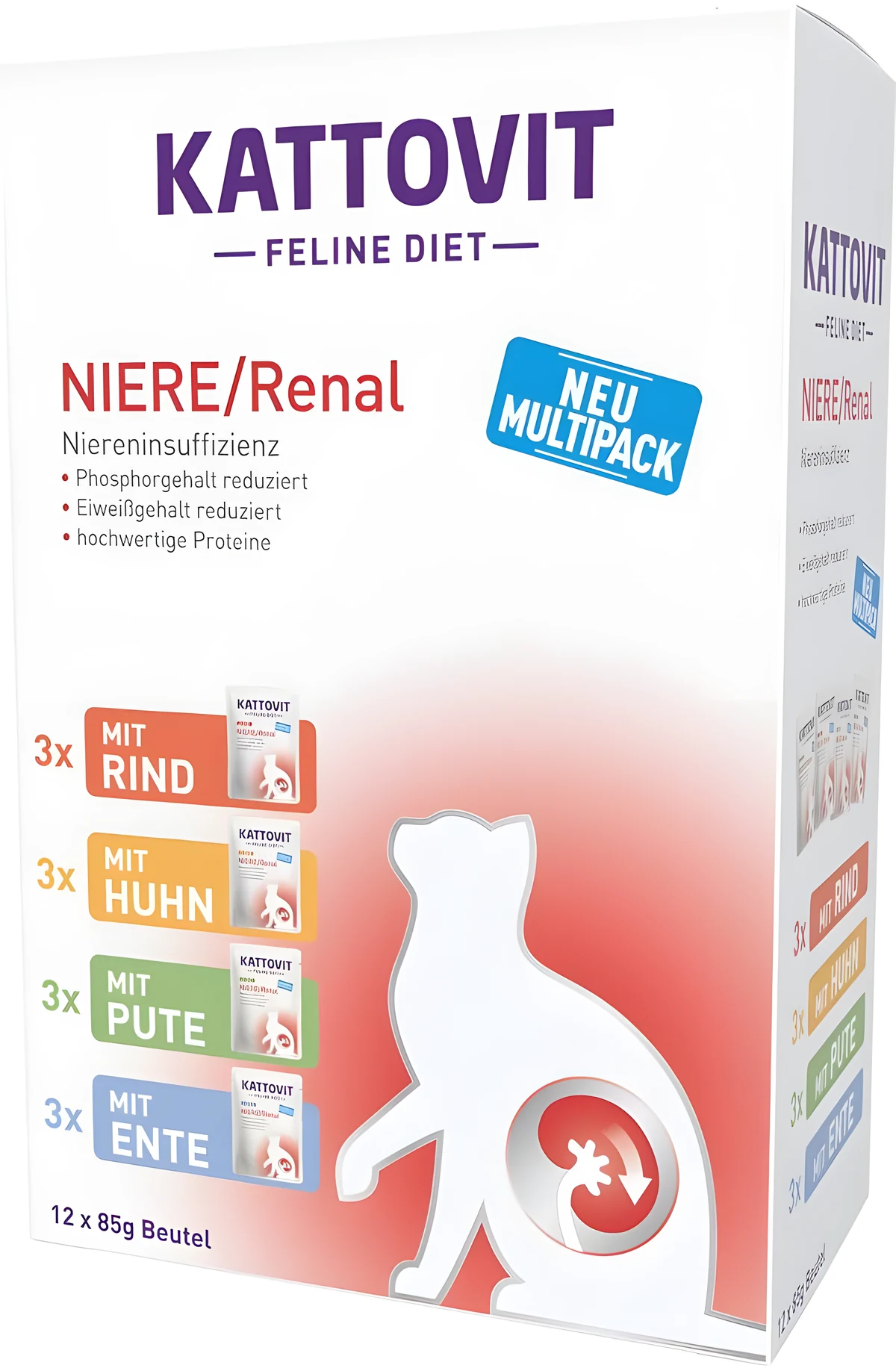 KATTOVIT FELINE Zestaw na nerki 12x 85g