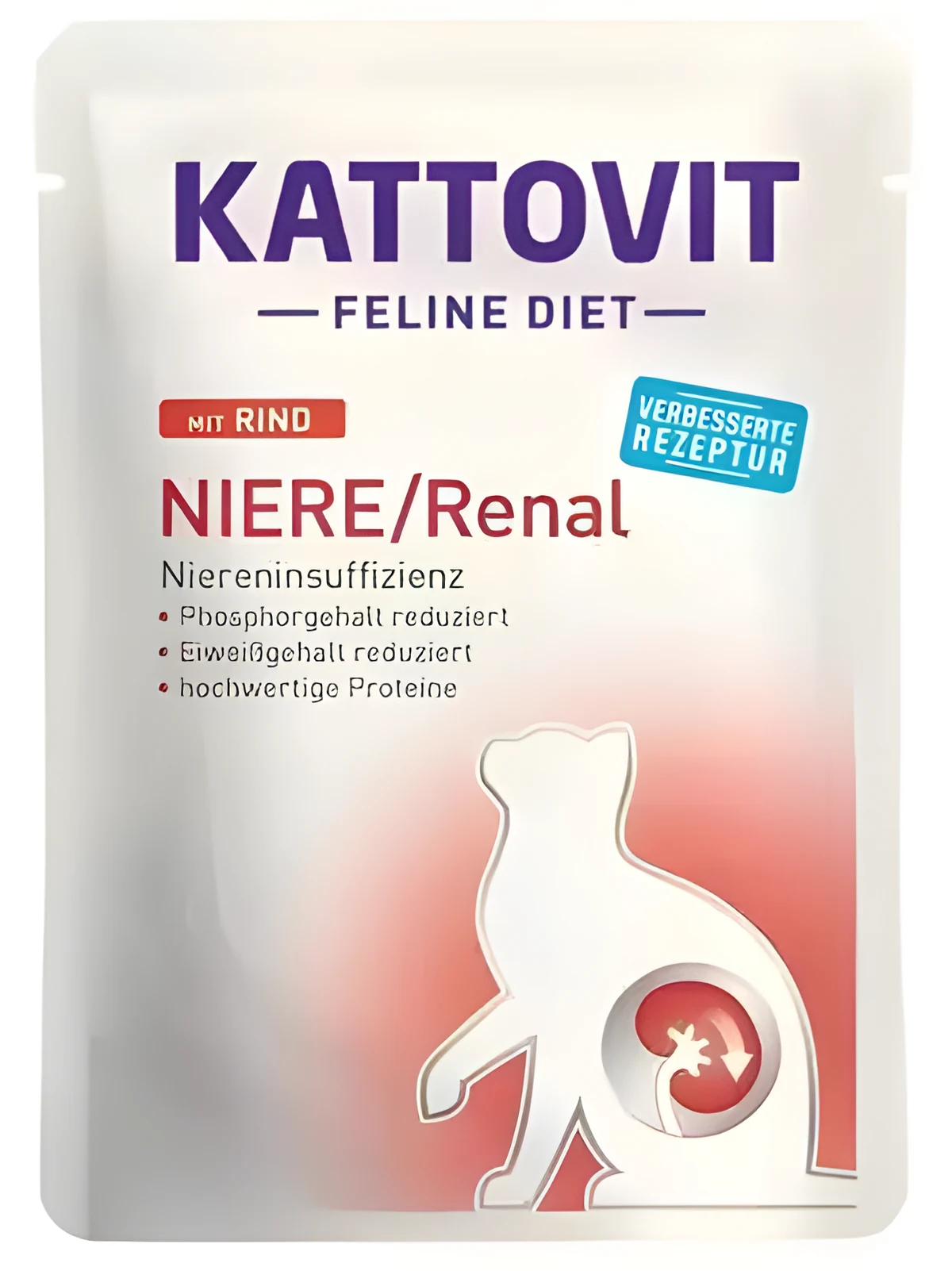 KATTOVIT SASZ NIERE/RENAL Wołowina 85g dla kota