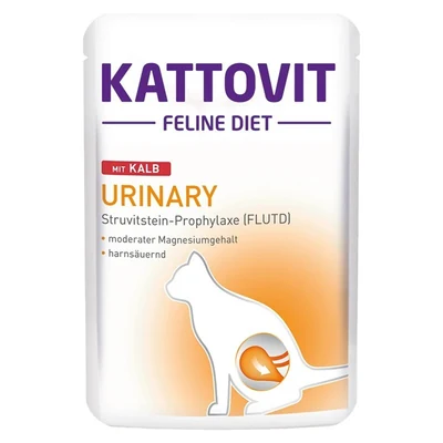 Karma mokra Kattovit Urinary Cielęcina 85g dla kota