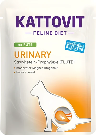 Karma mokra Kattovit Urinary z indykiem 85g dla kota