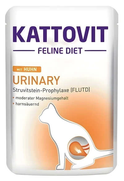 Karma mokra Kattovit Urinary dla kota z kurczakiem 85g