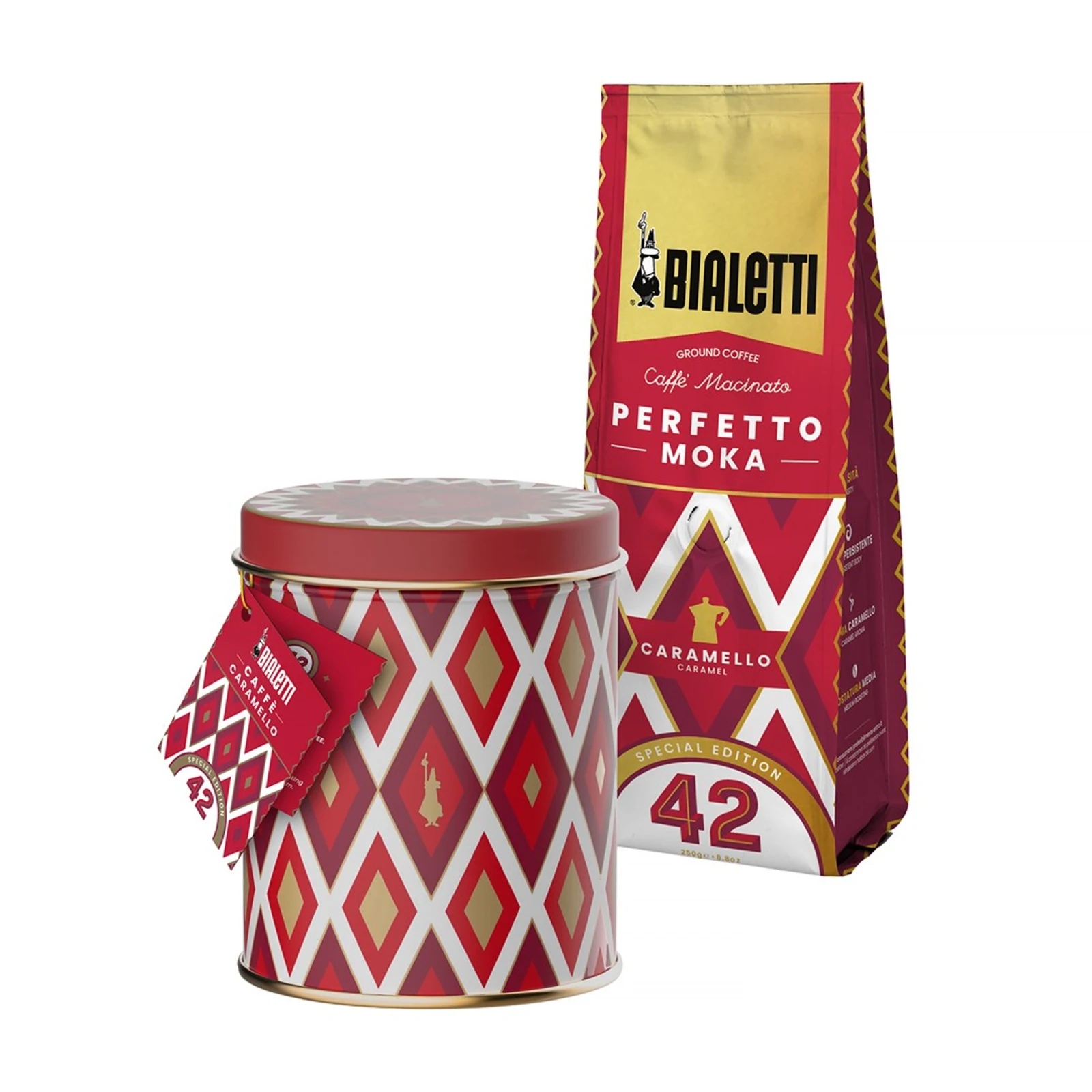 Kawa mielona Bialetti Moka Perfetto Karmelowa 250g — zdjęcie 1 z 3