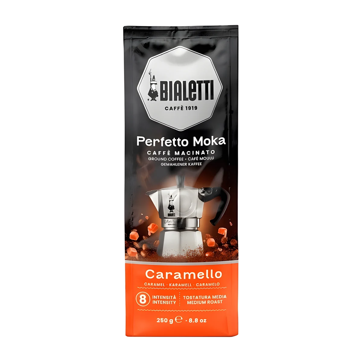 Kawa mielona Bialetti Perfetto Moka Carmello 250g