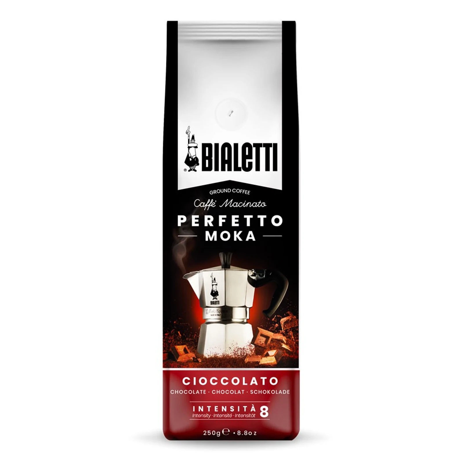 Kawa mielona Bialetti Perfetto Moka Cioccolato 250g — zdjęcie 1 z 4