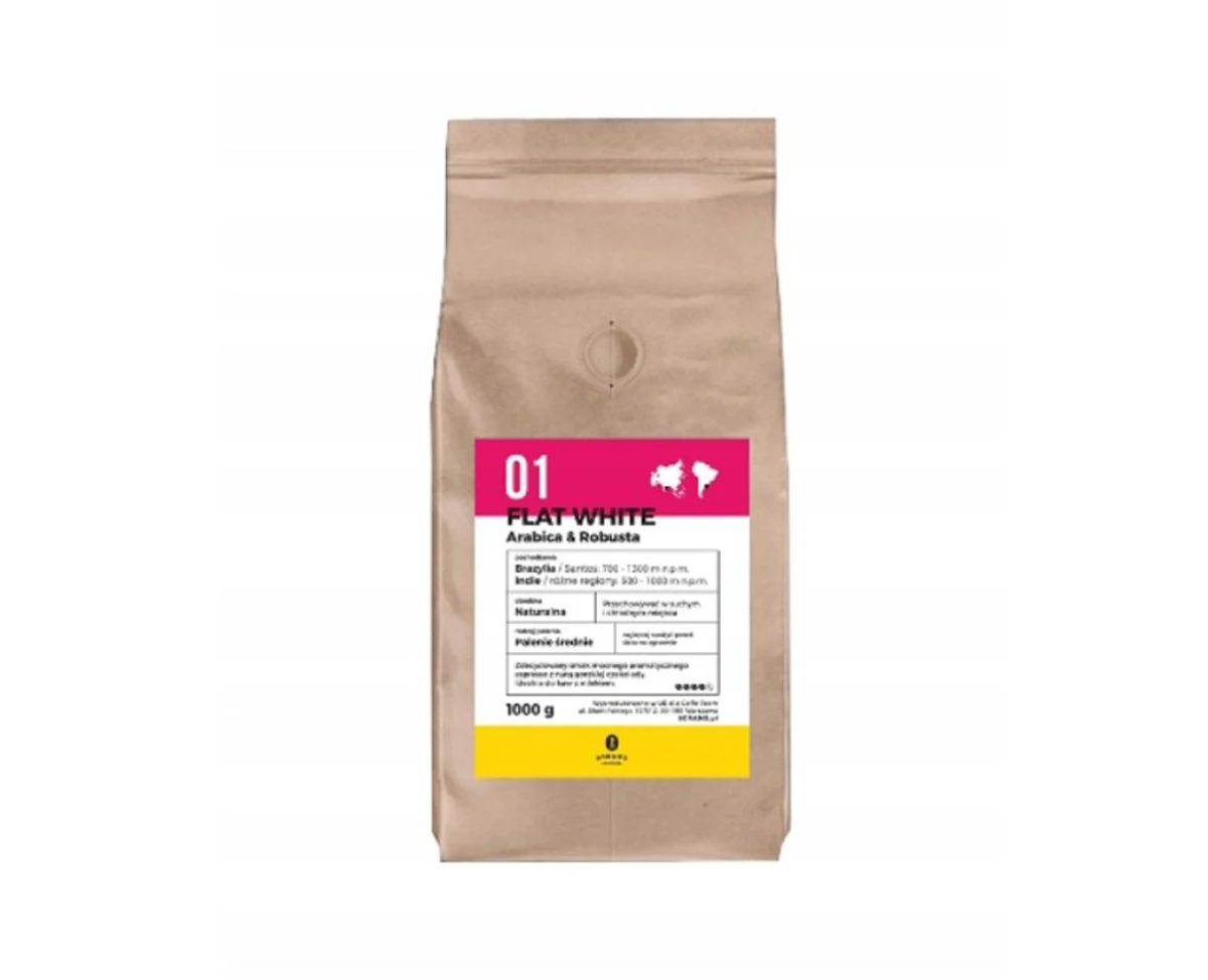 Kawa palona ziarnista 8Grams Flat White 1kg