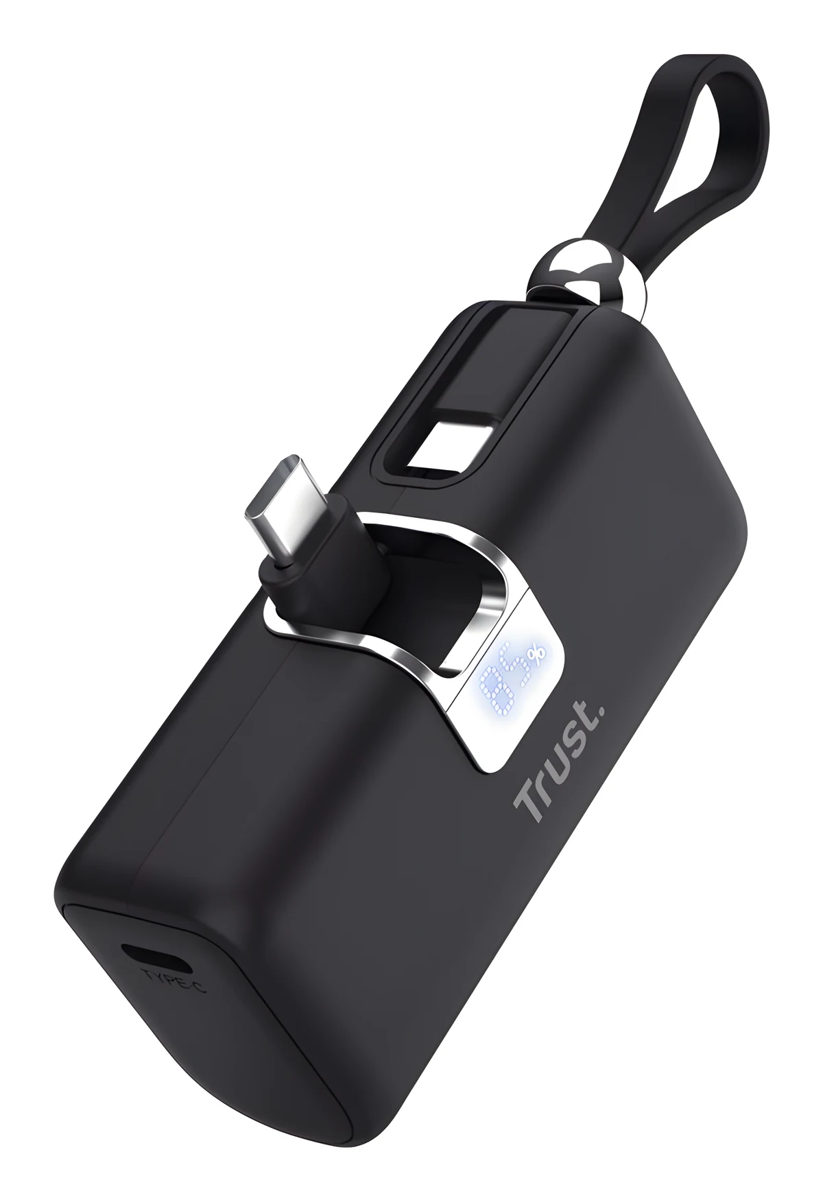 Kieszonkowy powerbank TRUST Pacto 5000 mAh czarny