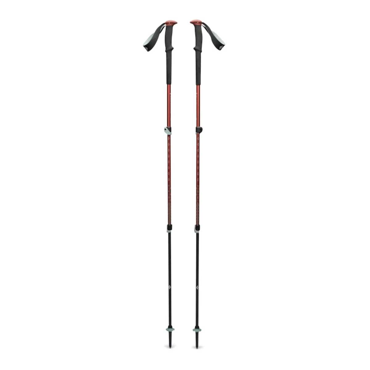 Kije trekkingowe Black Diamond Trail, iron red