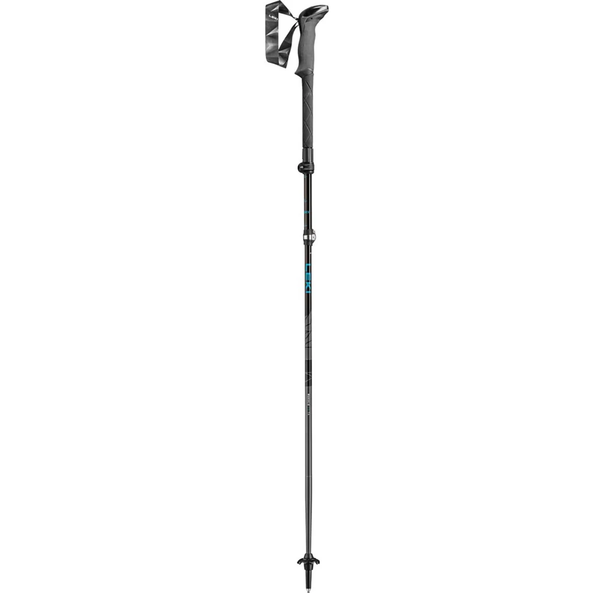 Kije trekkingowe Leki Makalu FX TA, regulowane 110-130 cm, czarne