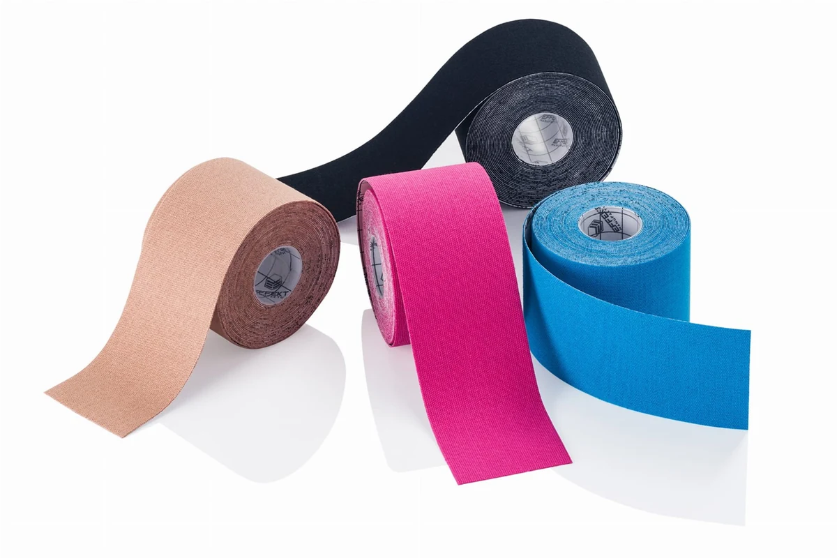 KINESIO TAPE Taśma do kinesiotapingu (niebieska)
