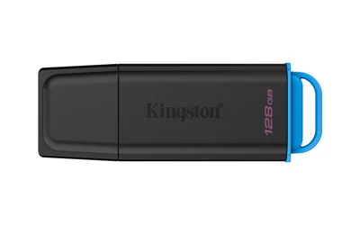 KINGSTON 128GB Portable USB 3.2 Gen 1 DataTraveler Exodia Black/Blue