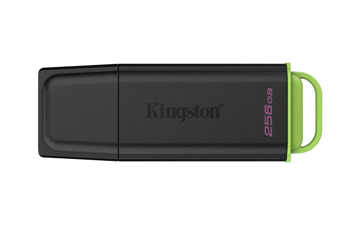 KINGSTON 256GB Portable USB 3.2 Gen 1 DataTraveler Exodia Black/Green