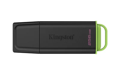 KINGSTON 256GB Portable USB 3.2 Gen 1 DataTraveler Exodia Black/Green