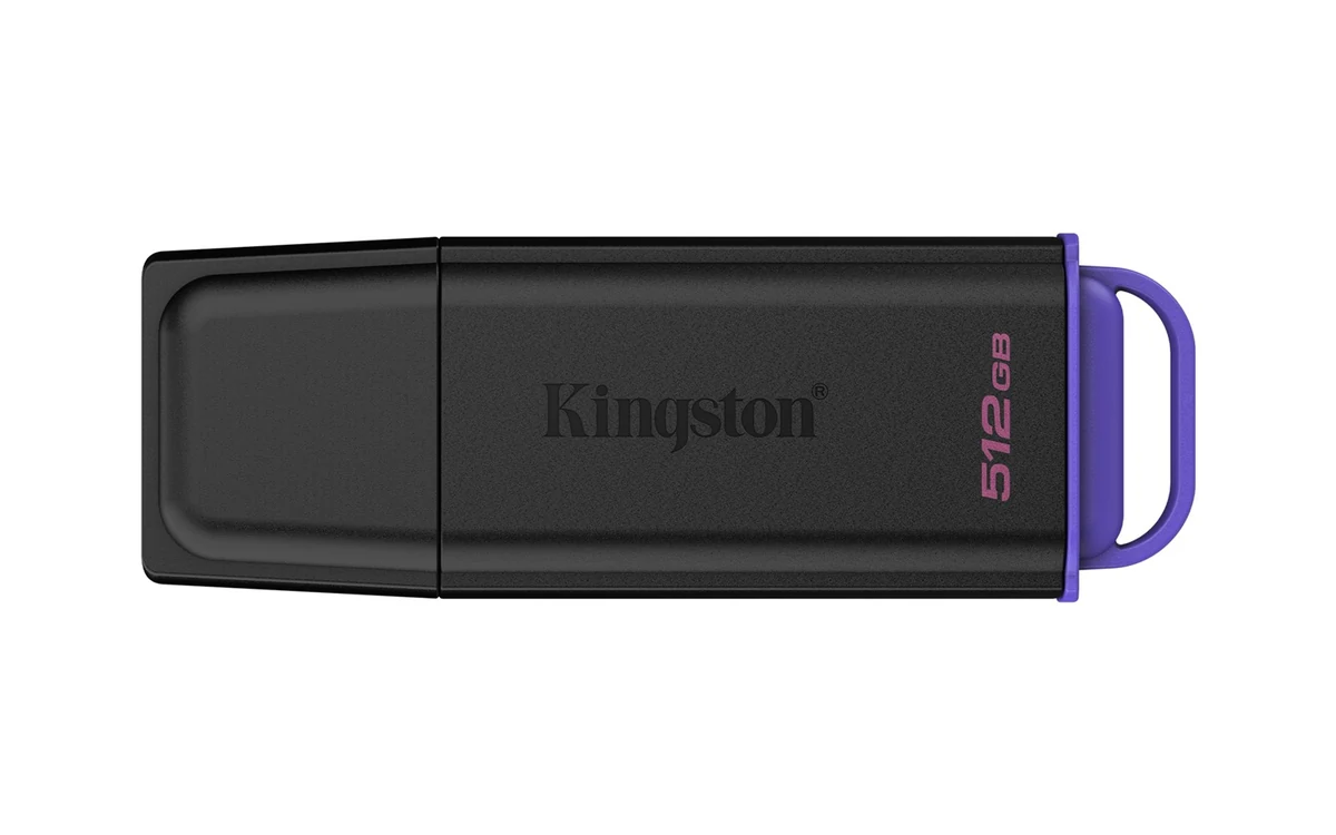 KINGSTON 512GB Portable USB 3.2 Gen 1 DataTraveler Exodia Black/Purple
