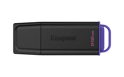 KINGSTON 512GB Portable USB 3.2 Gen 1 DataTraveler Exodia Black/Purple
