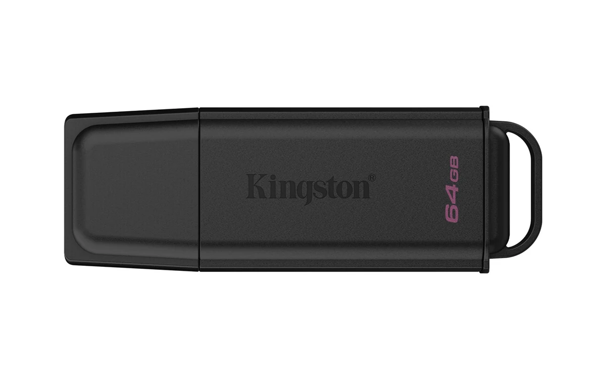 KINGSTON 64GB Portable USB 3.2 Gen 1 DataTraveler Exodia Black