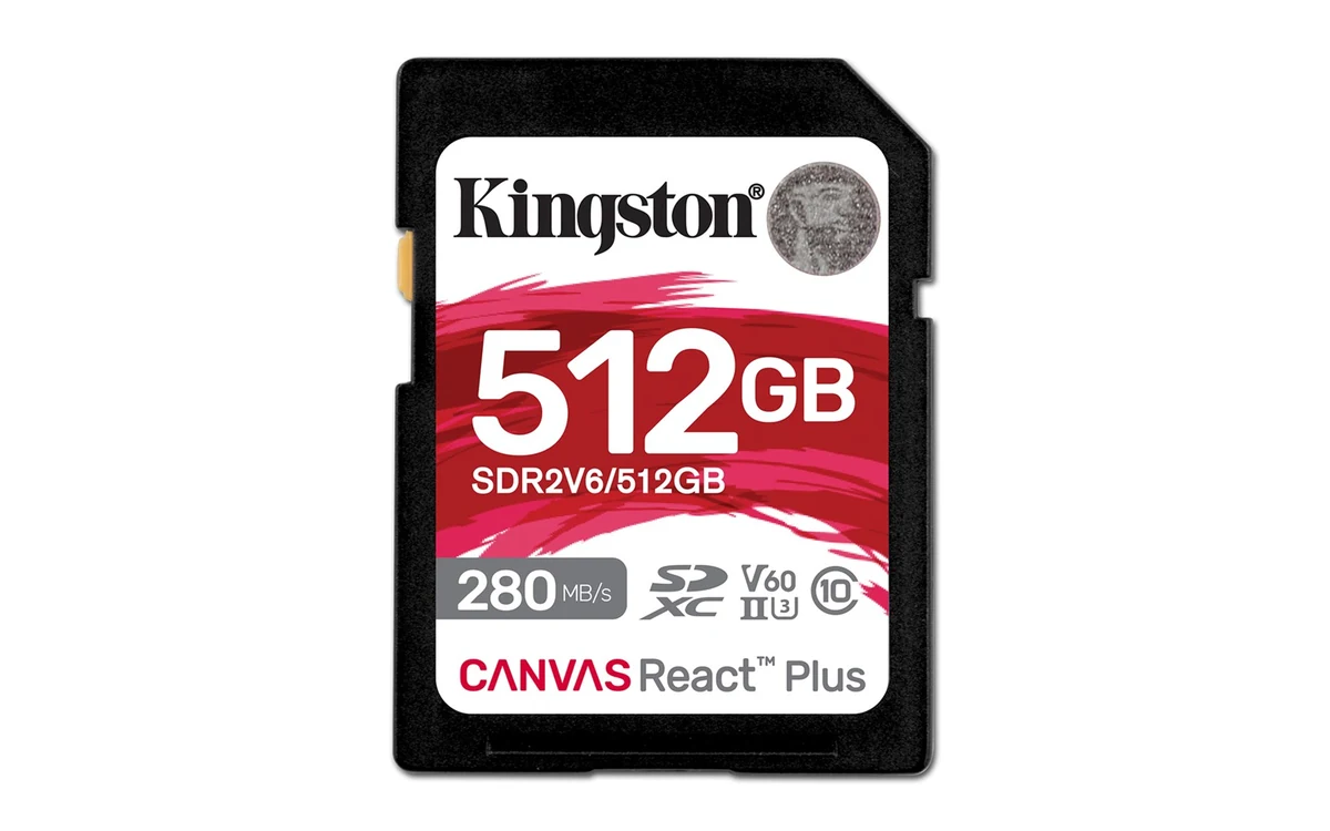 Karta microSD KINGSTON Canvas React Plus 512GB (microSDXC)