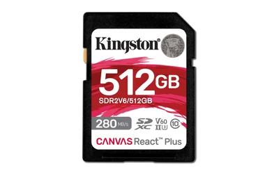 Karta microSD KINGSTON Canvas React Plus 512GB (microSDXC)