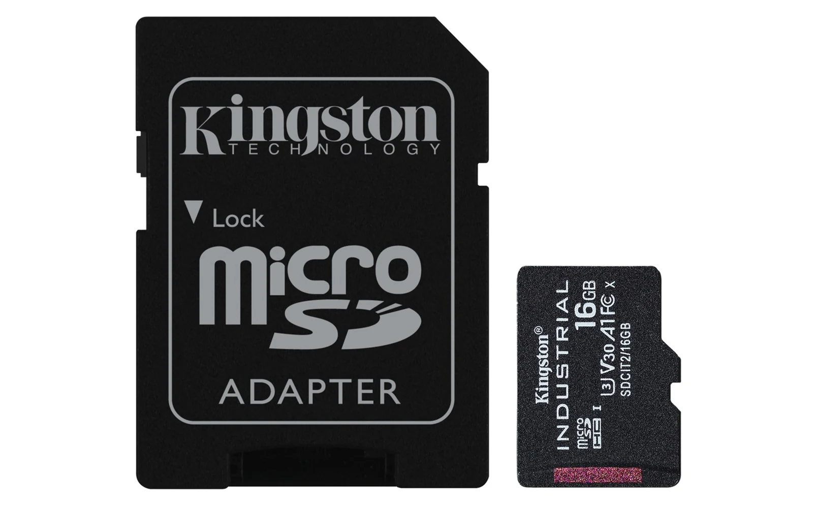 Karta microSDHC Kingston 16GB Industrial C10 A1 pSLC — zdjęcie 1 z 7