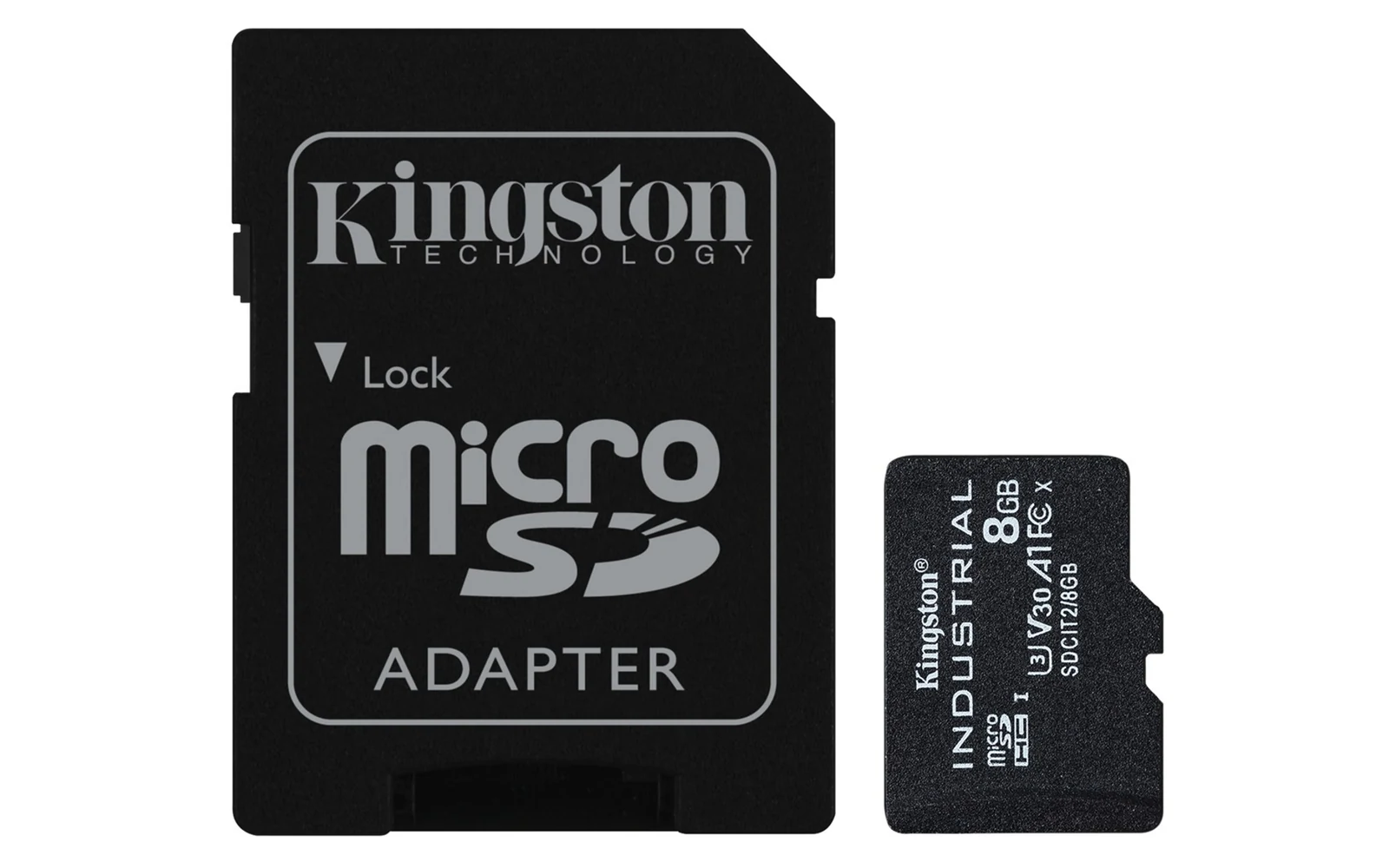 Karta pamięci microSDHC Kingston Industrial 8GB SDCIT2/8GB — zdjęcie 1 z 7