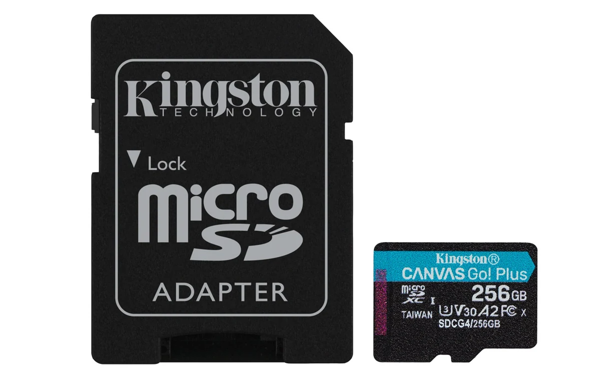 Karta microSDXC Kingston Canvas Go Plus 256GB z adapterem