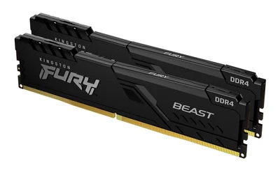 Pamięć RAM Kingston FURY Beast DDR4, 16 GB, 3200 MHz